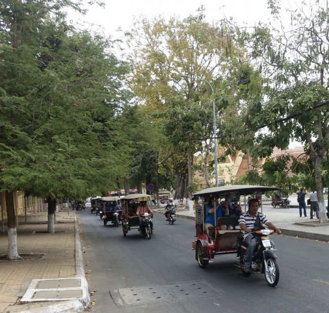 Les rues de Phnom Penh