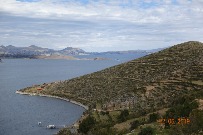 Le Lac Titicaca vu de la Isla Del sol