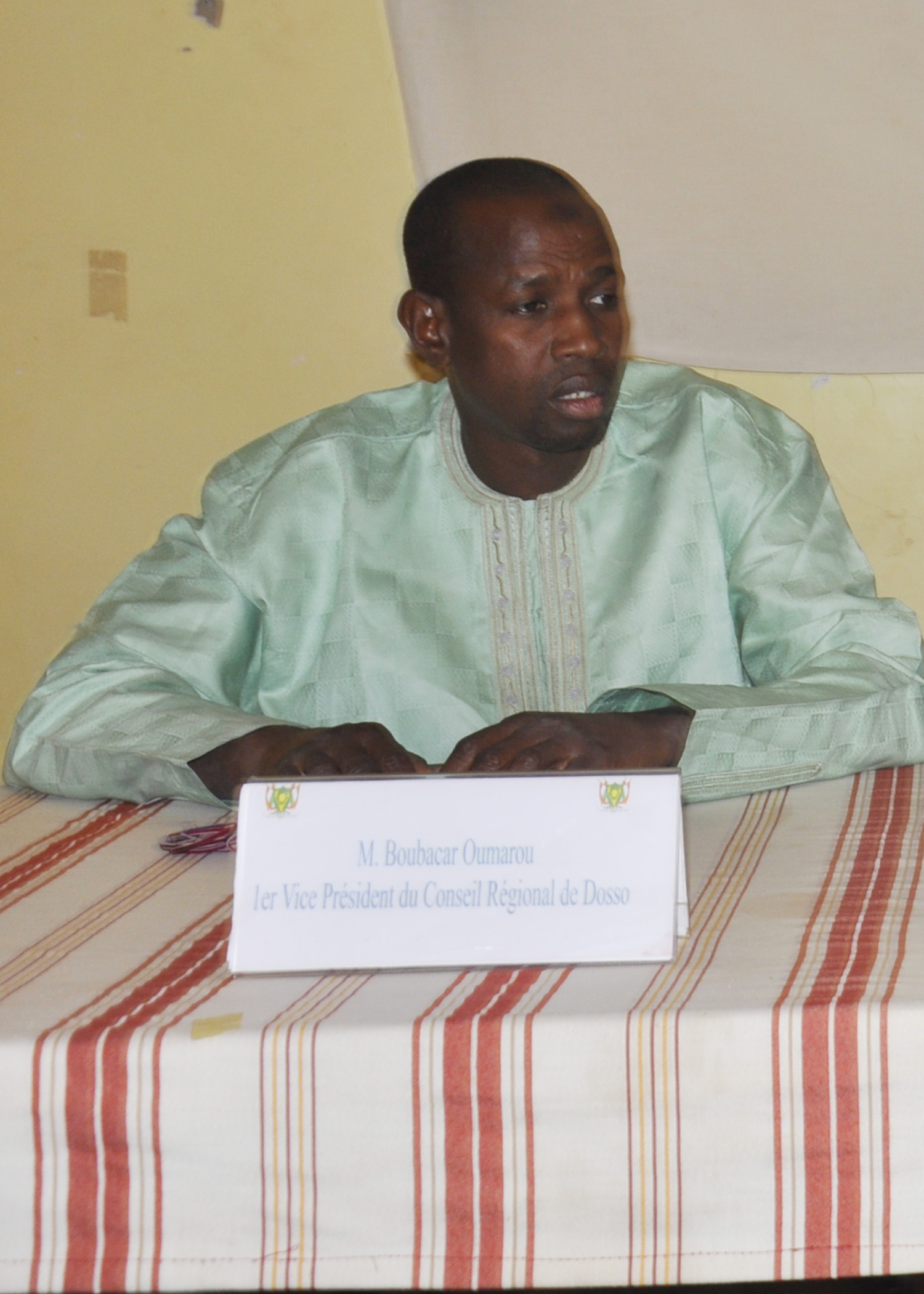 M.Oumarou Boubacar Premier vice President du Conseil regional de Dosso
