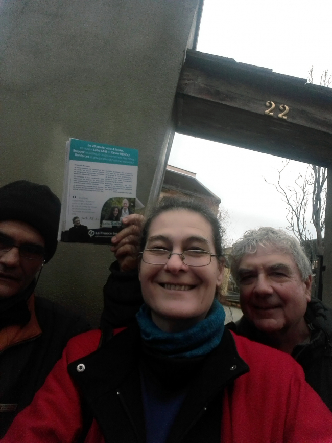 Après-midi porte à porte à Pontoise