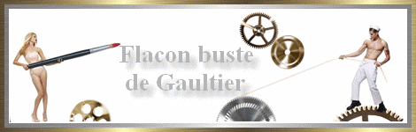 Flacon buste de Gaultier