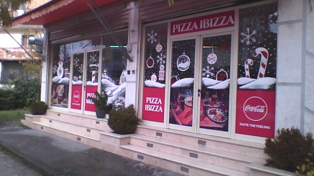 Chez pizza Ibiza, sans doute les meilleures pizzas de cette partie de la ville.