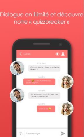 Une conversation sur l’appli SWIPI