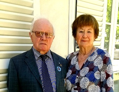Yves, notre Président d'Honneur et son épouse Denyse.