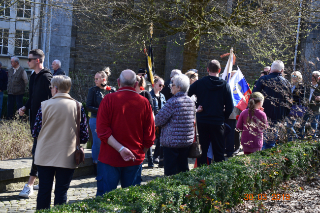 Rassemblement avant la cérémonie