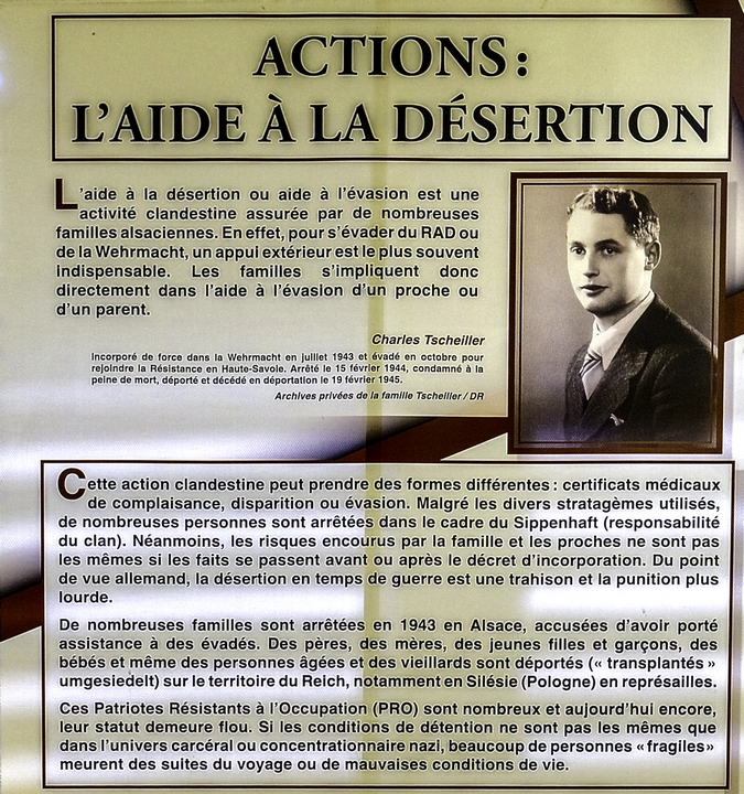 Les actions :
L'aide à la désertion