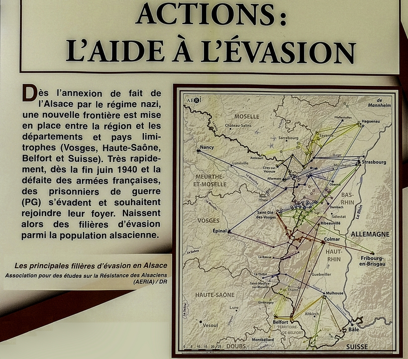 Les actions :
L'aide à l'évasion