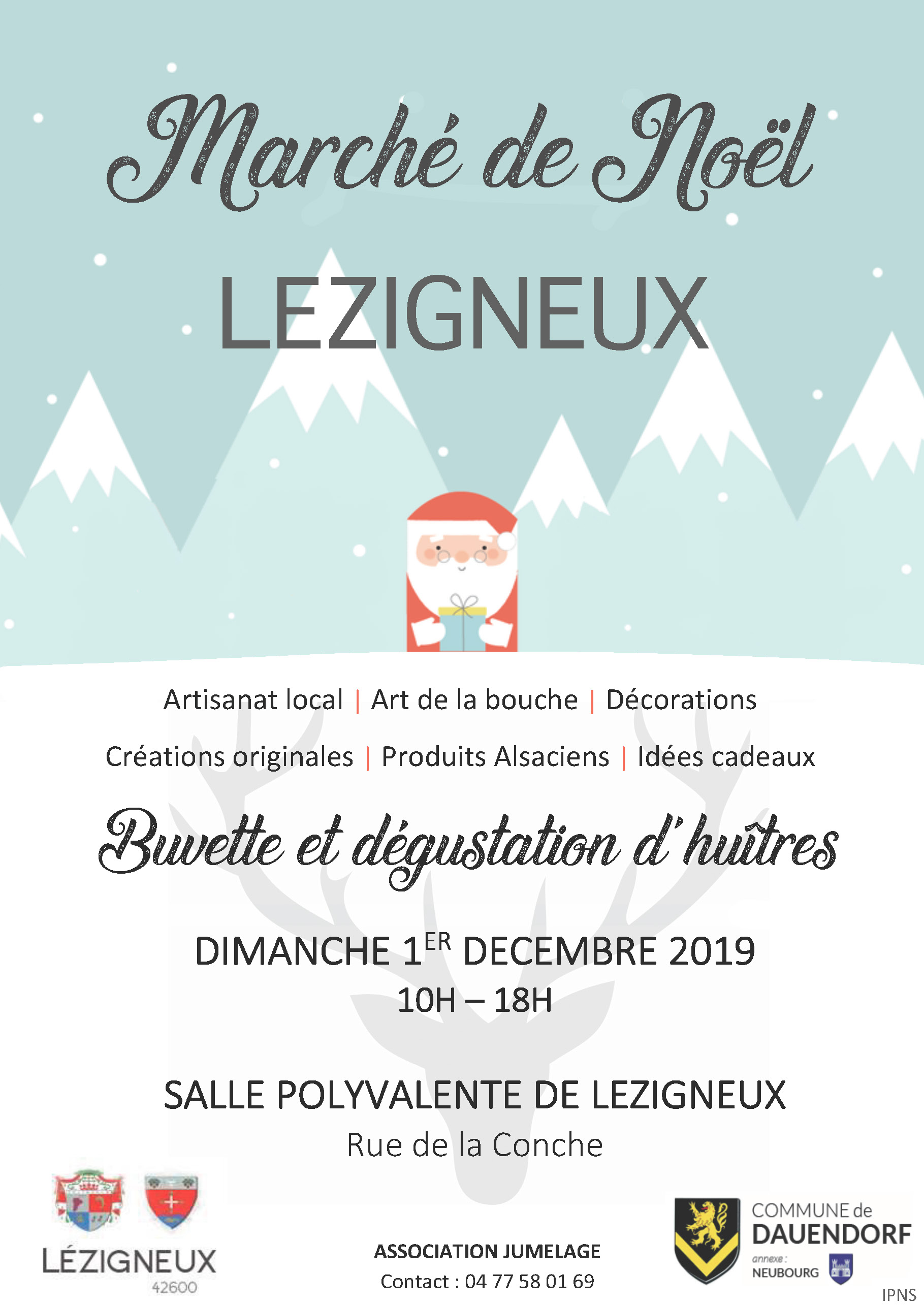 troisième marché de Noël de Lézigneux