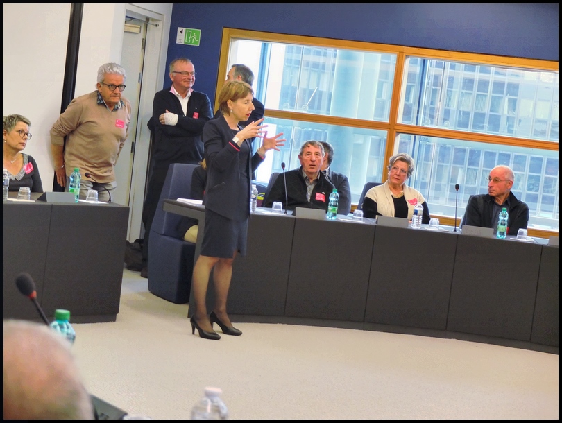 Parlement Européen - Strasbourg
Mme la députée Anne Sander qui nous a gentiment reçus
