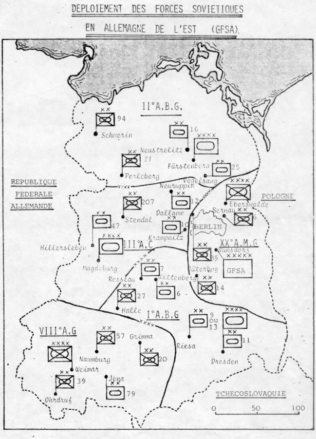 Oraganisation du GFSA en 1980