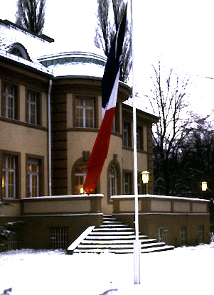 Couleurs devant la grande villa