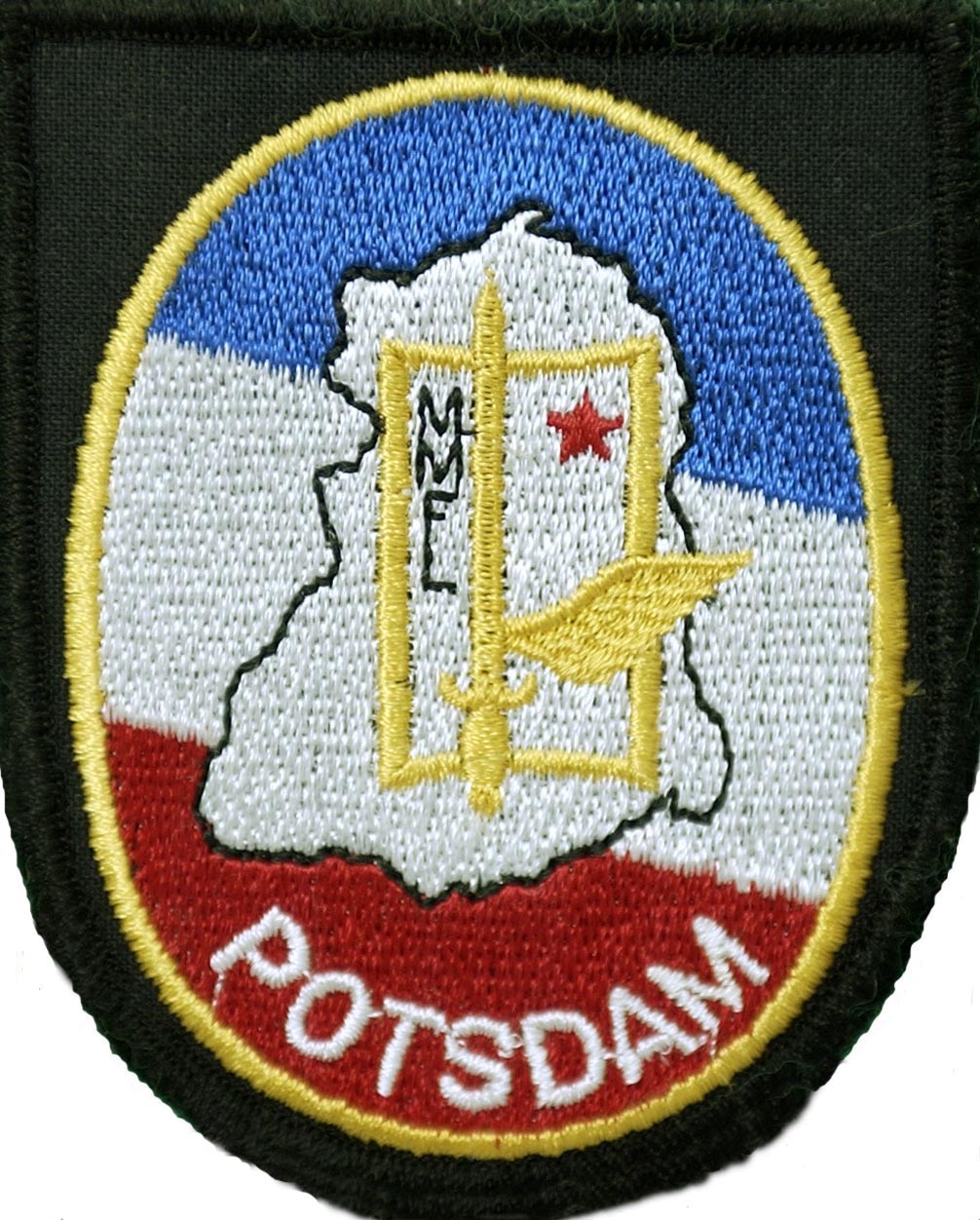 Badge d'épaule porté par les membres de la MMFL en Mission (années 80)