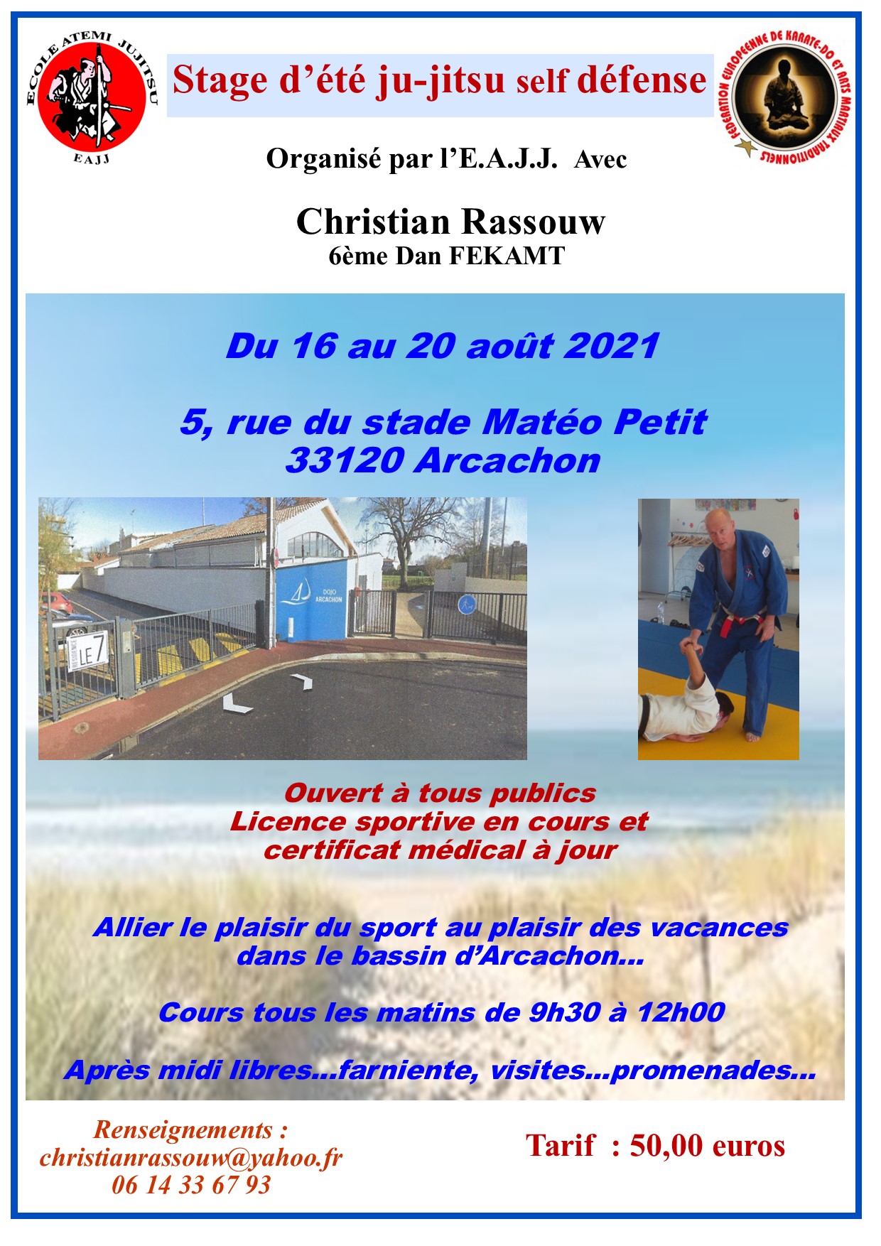 stage Arcachon aout 2021
