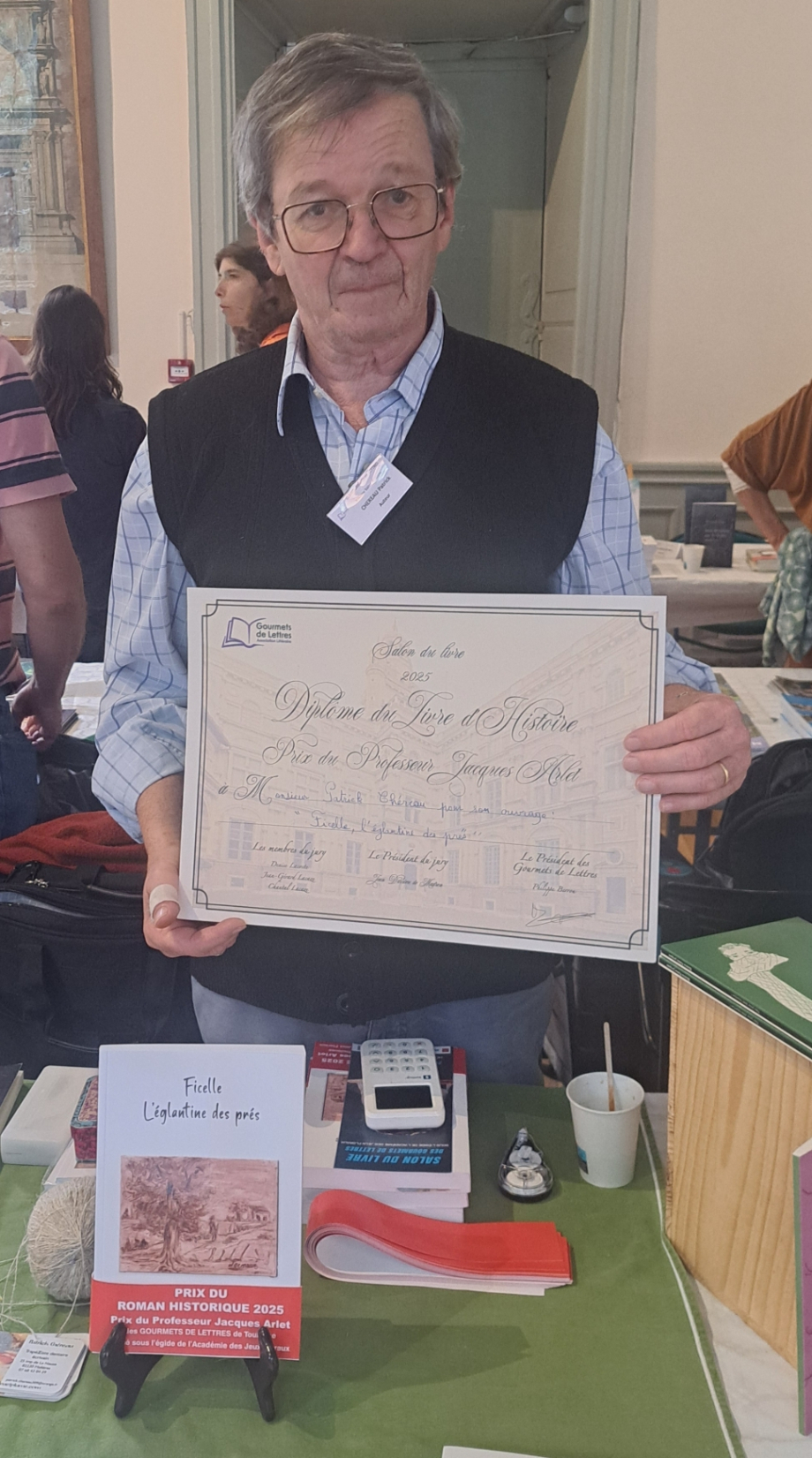 le prix du roman historique 2025 Jacques Arlet