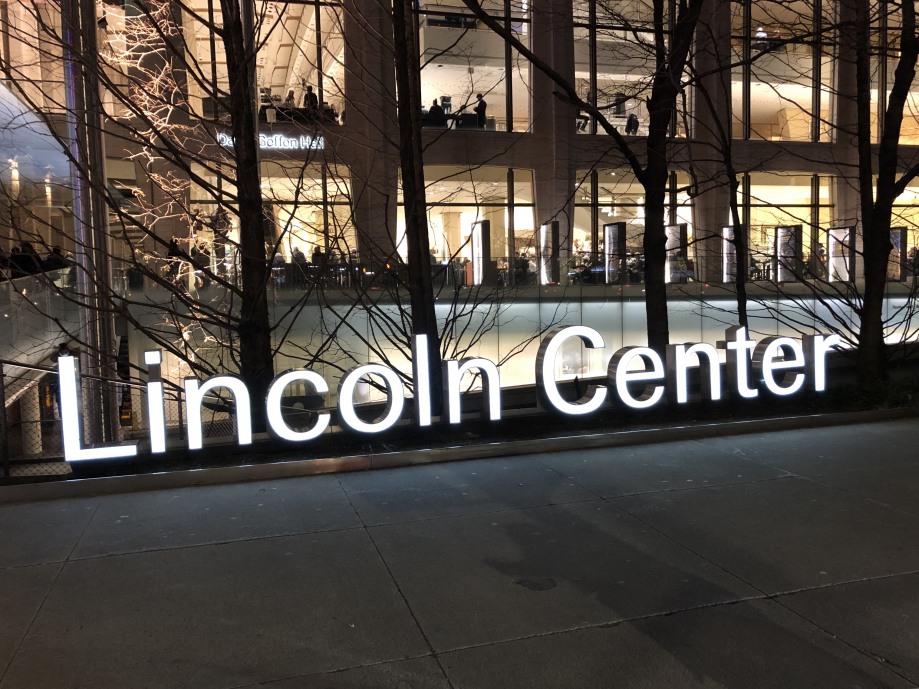 Théâtre, opéra, orchestre, ballet … tout est rassemblé au Lincoln Center.