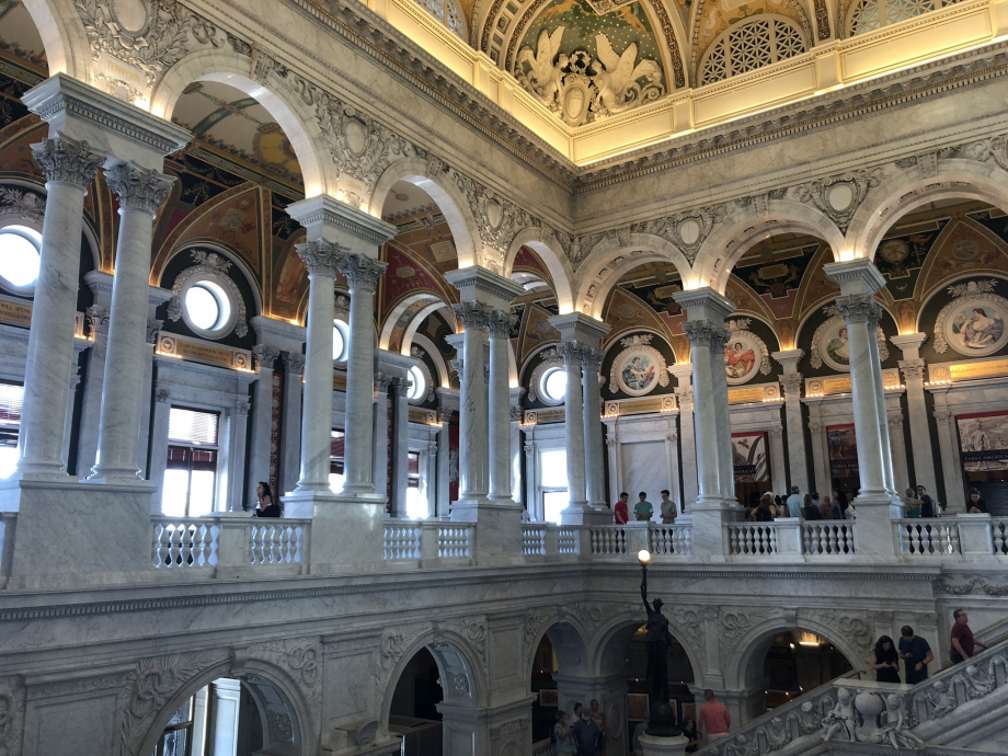 A l'intérieur de la Library of Congress