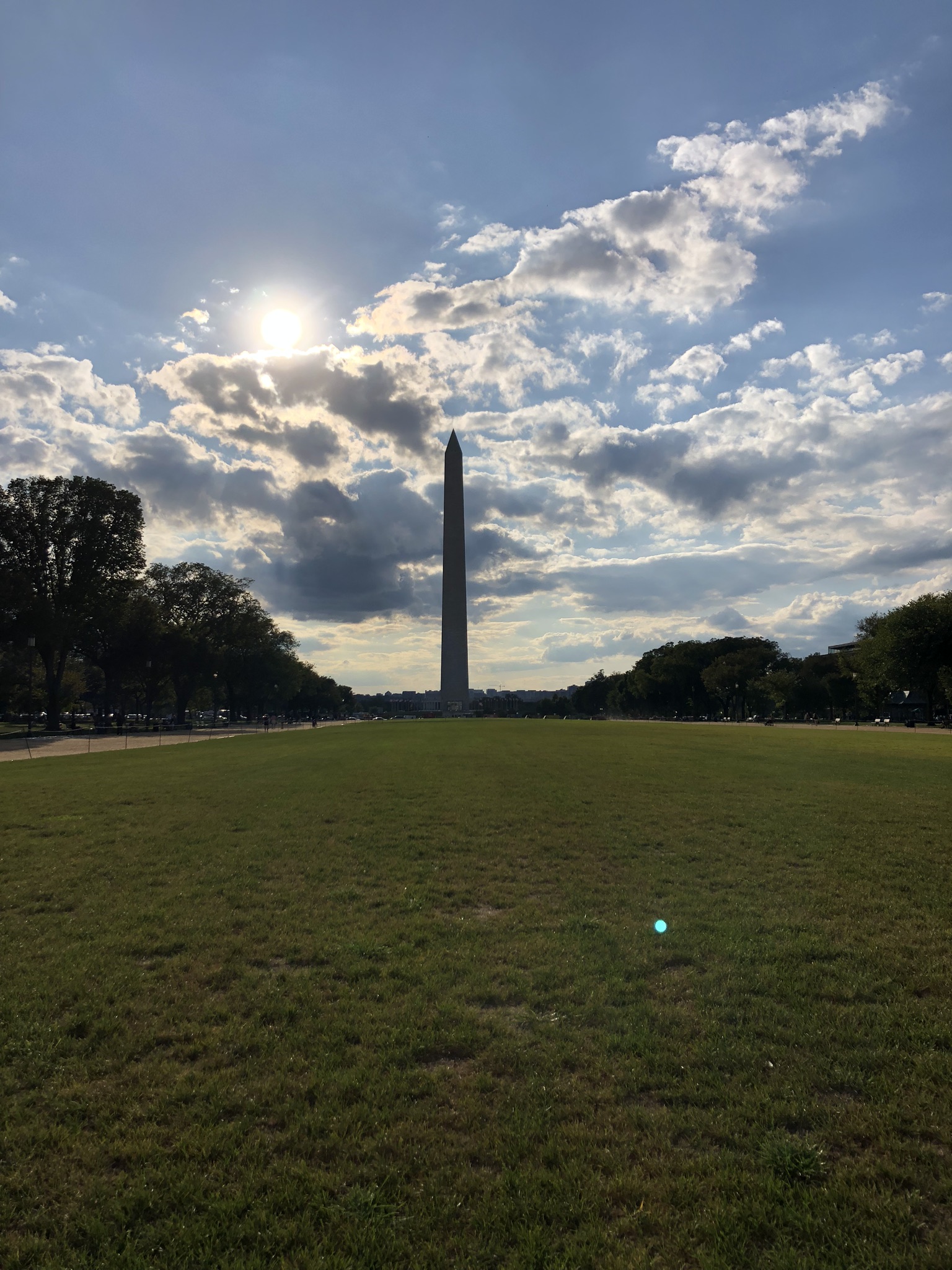 Le Washington Monument _ soleil couchant