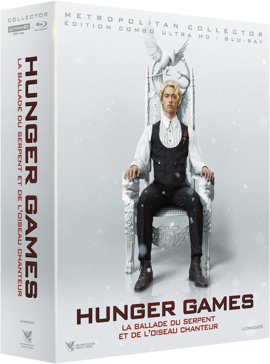 Hunger Games : la Ballade du Serpent et de l'oiseau Chanteur | Coffret Collector Steelbook 4K - EAN :  3512394006287