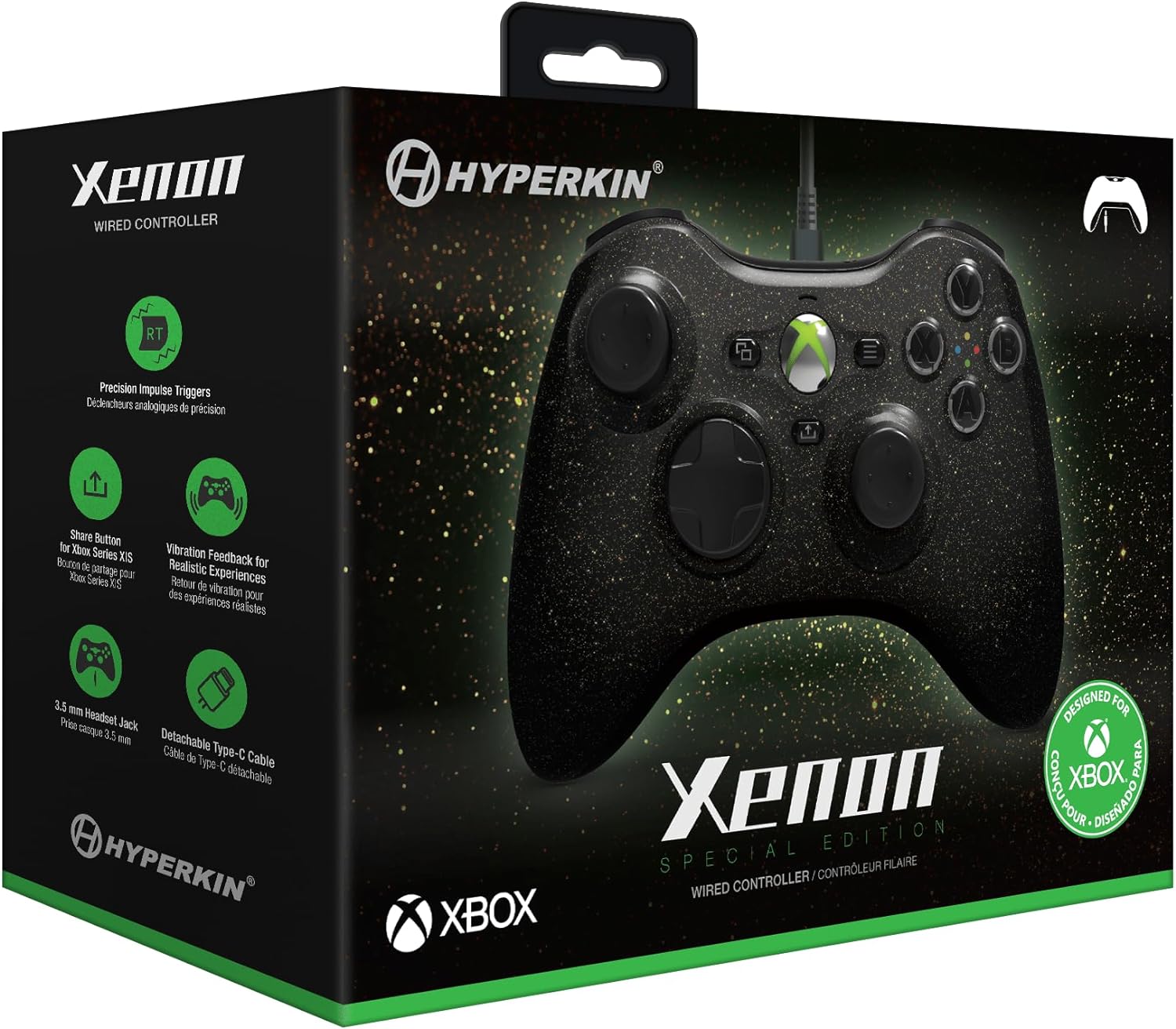 Manette Xbox Hyperkin Xenon - Edition Spéciale Cosmic Night