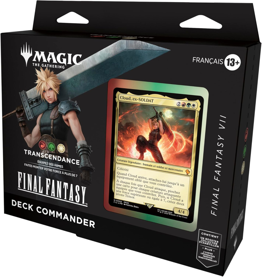 Cartes Magic The Gathering Final Fantasy - Deck Commander  Final Fantasy VII