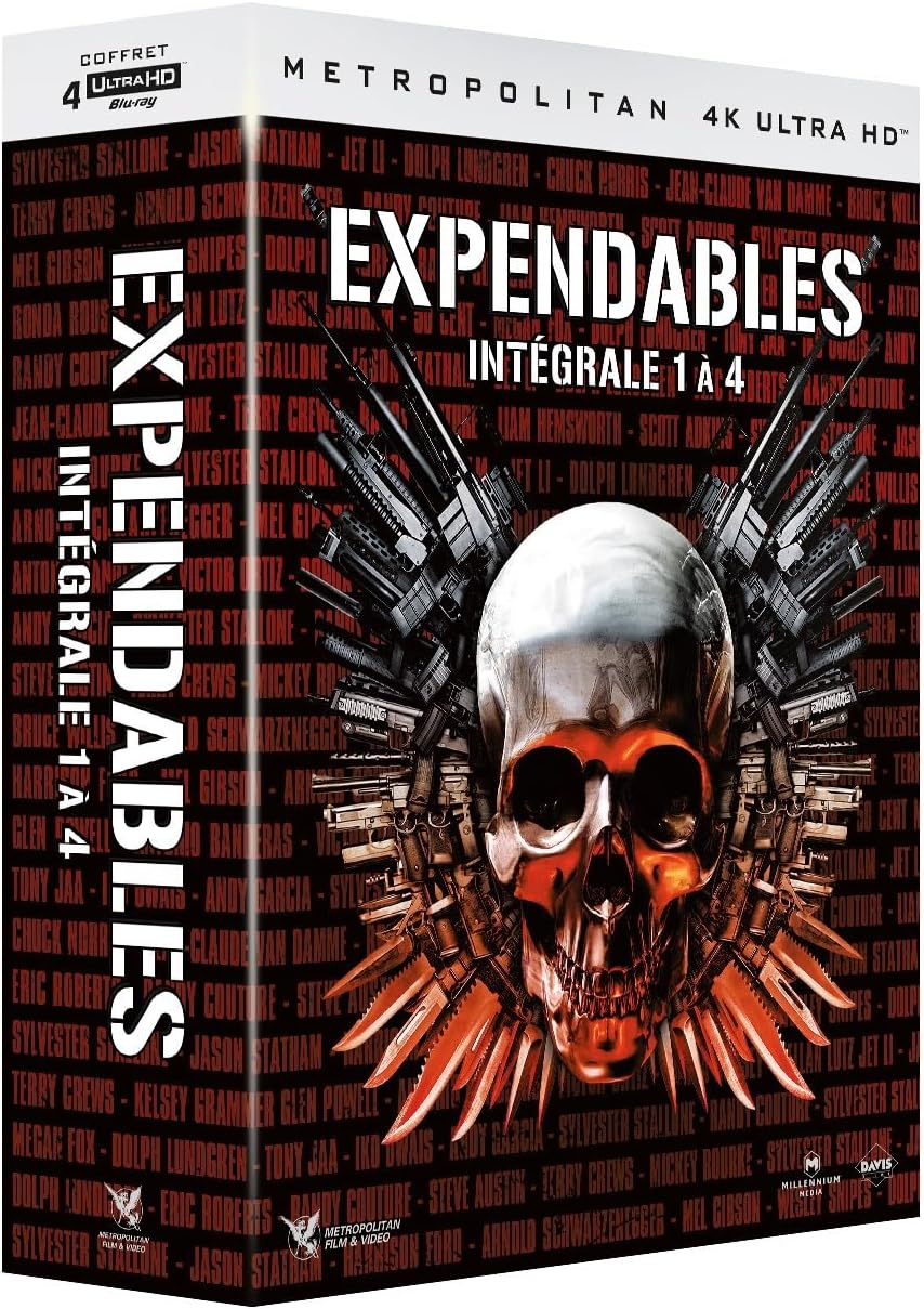 Expendables - Coffret L'Intégrale 4 Films | Blu-ray 4K - EAN :  3512394006218