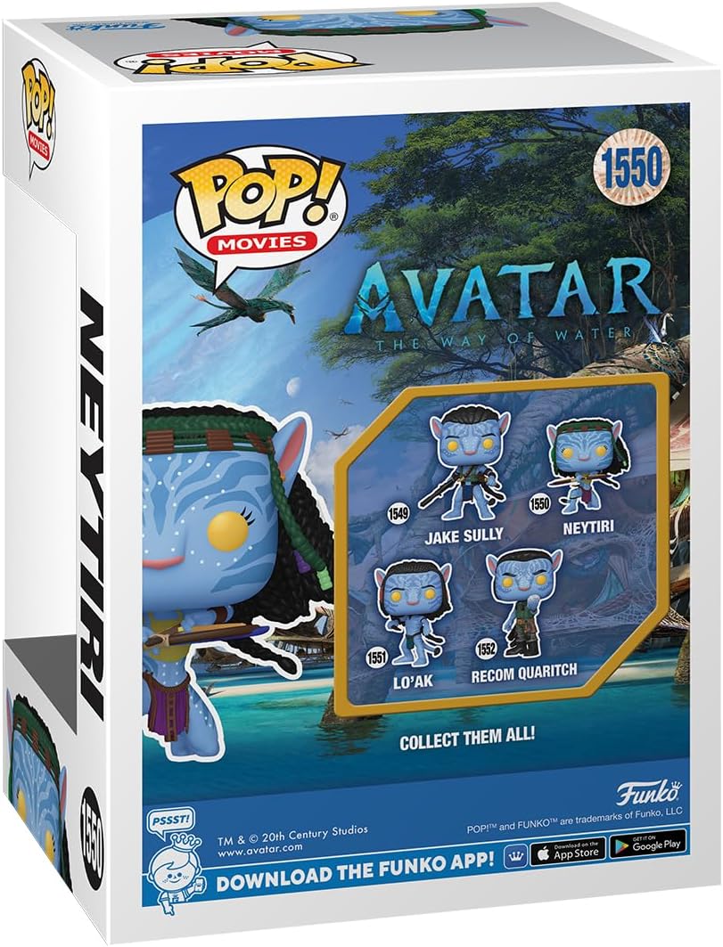  Figurines Funko Pop! Avatar (La voie de l'Eau) | Jake Sully - Neytiri - Lo'ak - Recom Quaritch