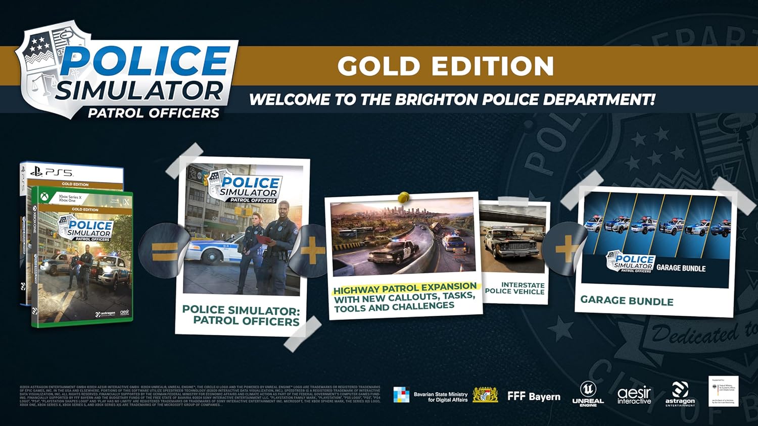 Police Simulator : Patrol Officers - Gold Edition - EAN : 4041417880928 - 4041417870929