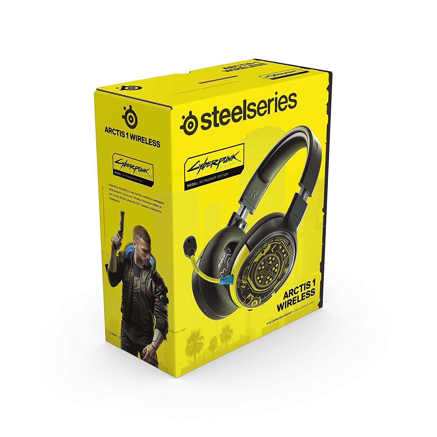 Dispo Casque Gaming Sans Fil Steelseries Arctis 1 Cyberpunk 77 Netrunner Edition Xbox One Ps4 Pc Et Switch Steelbook Edition Collector Jeux Video Playstation Xbox Pc Et Switch