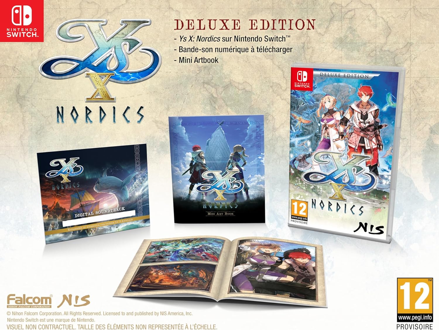 Ys X : Nordics Deluxe Edition - EAN : 0810100864095 - 0810100864019 - 0810100863937