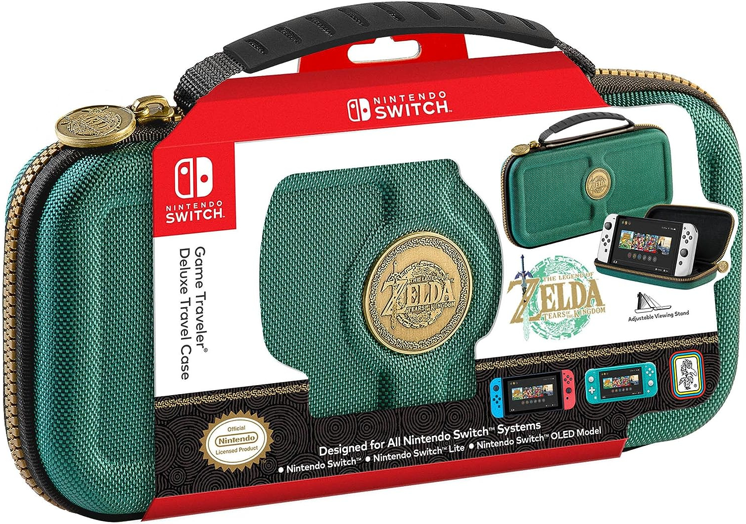 Pochette Rigide Zelda pour Console Nintendo Switch (Standard, Lite