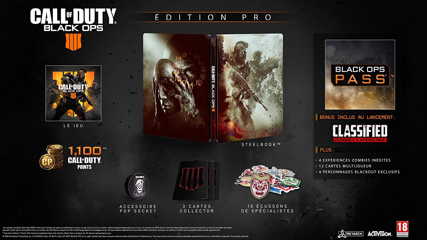 Call Of Duty Black Ops 4 Edition Pro Ã  39 € sur PS4 et 49 ... - 