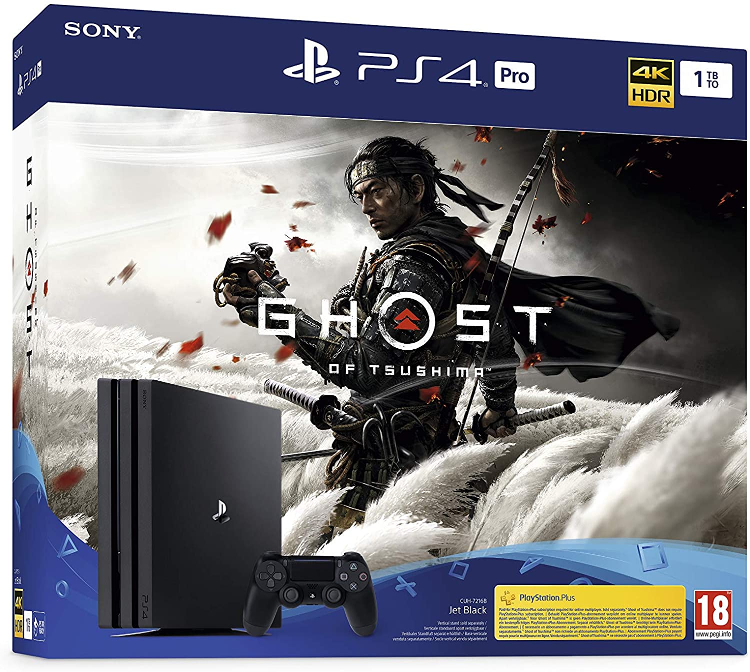 Dispo] Bundle Console Sony PS4 Pro 1 To Noire + le jeu Ghost of Tsushima -  399,99 € - Steelbook Jeux Vidéo