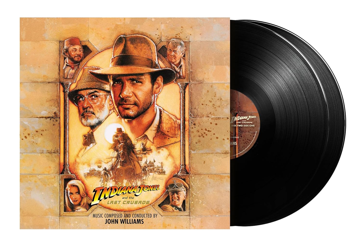 EAN : 0050087550400 - Indiana Jones et la Dernière Croisade | Double Vinyle- Tirage limité