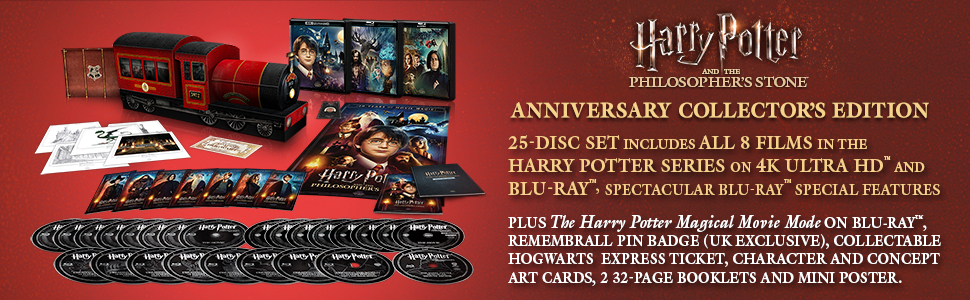 MAJ le 27/08 Harry Potter - Coffret Collector Train - Blu-Ray 4K -  Steelbook Jeux Vidéo