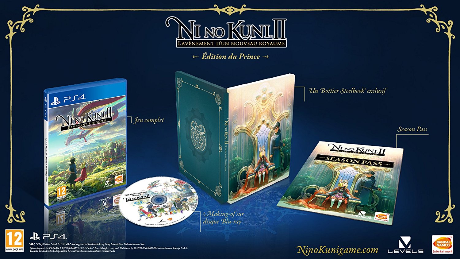 Ni No Kuni 2 Revenant Kingdom - Edition Prince - Steelbook ...