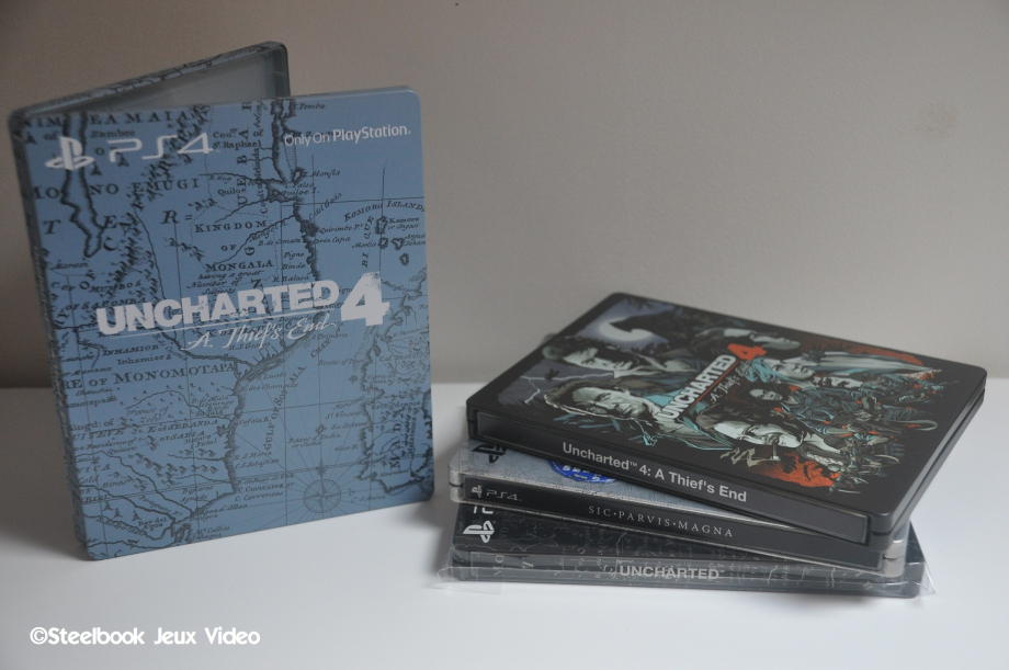 Collection Steelbook Uncharted PS4