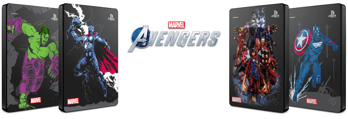 Preco] MAJ Disque Dur Externe Seagate (2 TO) Edition Limitée Marvel Avengers  - Steelbook Jeux Vidéo