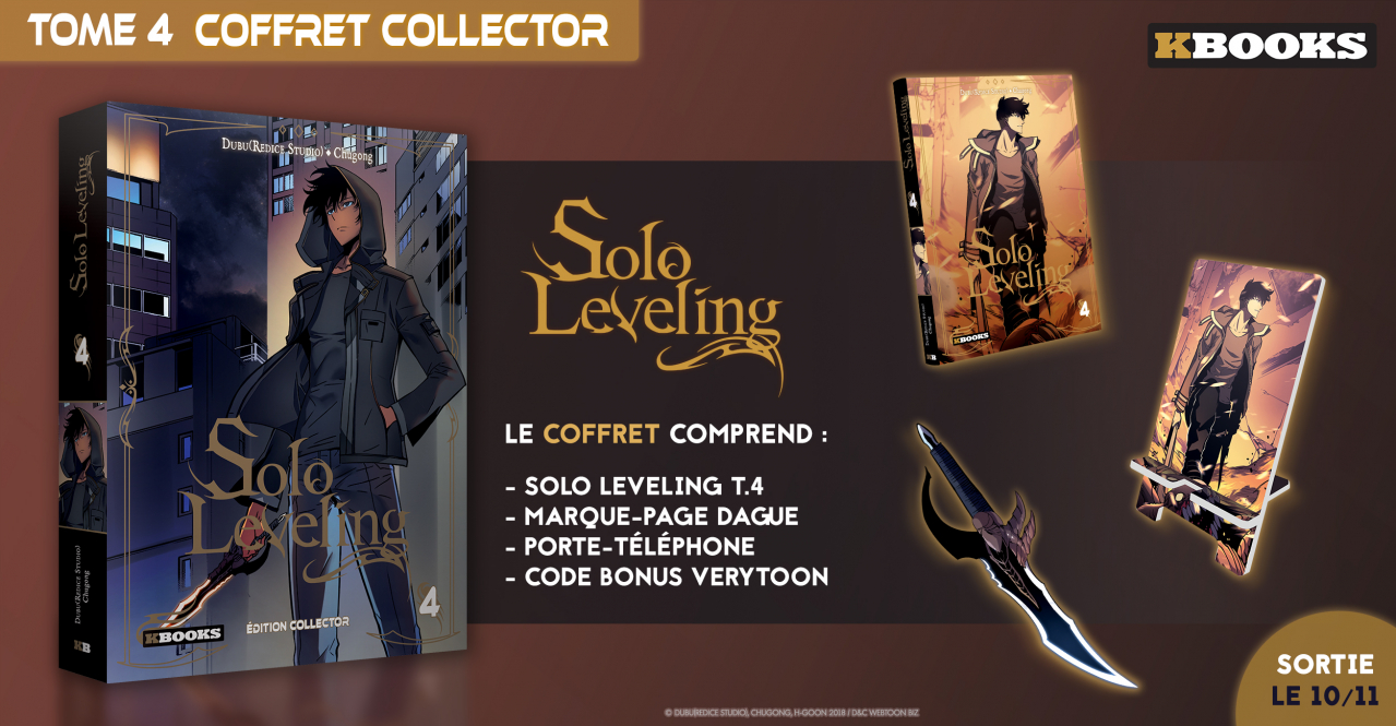Solo Leveling Tome 4 Collector Edition limité - Cdiscount Librairie