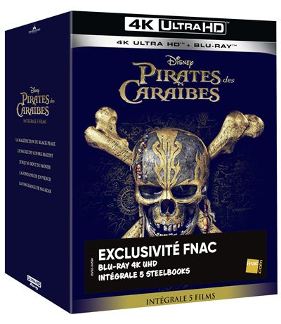 Coffret-Pirates-des-Caraibes-1-a-5-Exclusivite-Fnac-Steelbook-Blu-ray-4K-Ultra-HD