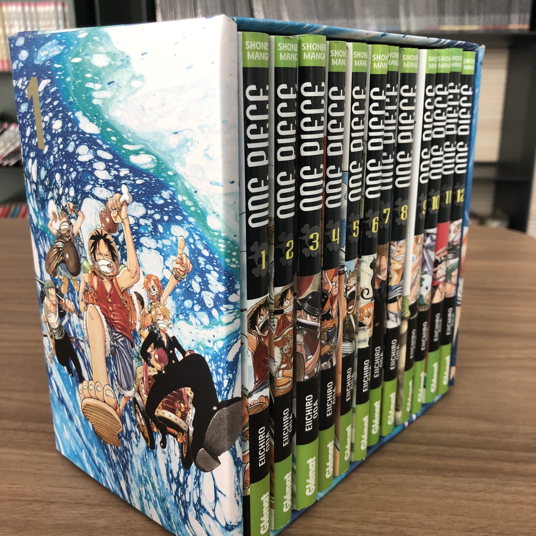 ONE PIECE : COFFRET VIDE ARC EAST BLUE POUVANT ACCUEILLIR LES TOMES 1 A 12,  Oda Eiichirô pas cher 