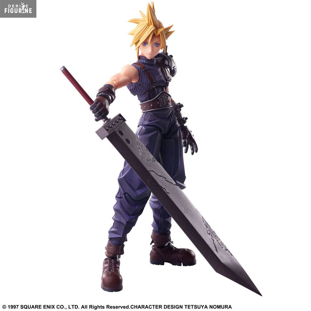 Figurine Cloud Strife | Final Fantasy VII - Bring Arts - Steelbook Jeux ...