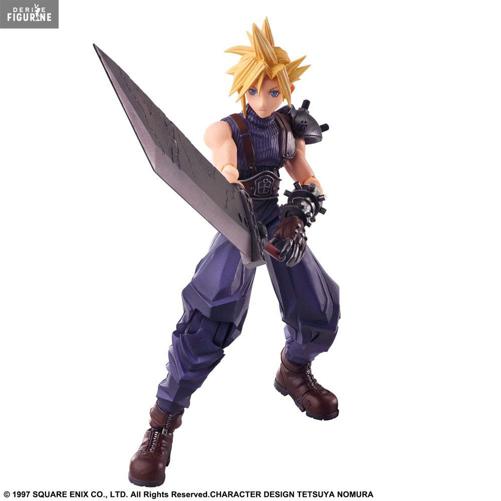 Figurine Cloud Strife | Final Fantasy VII - Bring Arts - Steelbook Jeux ...