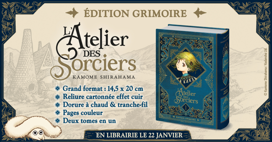 EAN : 9782811698874 - L'Atelier des Sorciers : Tome 01 Edition Grimoire