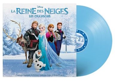 EAN : 0050087562304 - La Reine des Neiges - Les Chansons | Vinyle Frozen Bleu Opaque