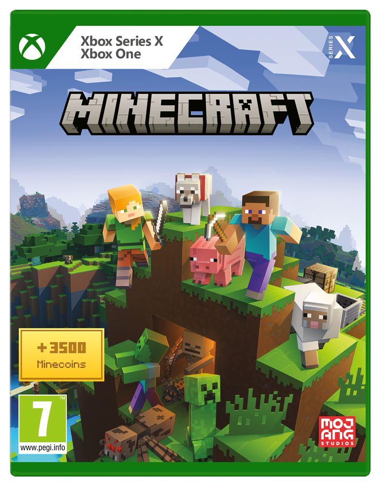 EAN : 0196388226054 - Minecraft (Physique) + 3500 Minecoins | Xbox - 24,99 €
