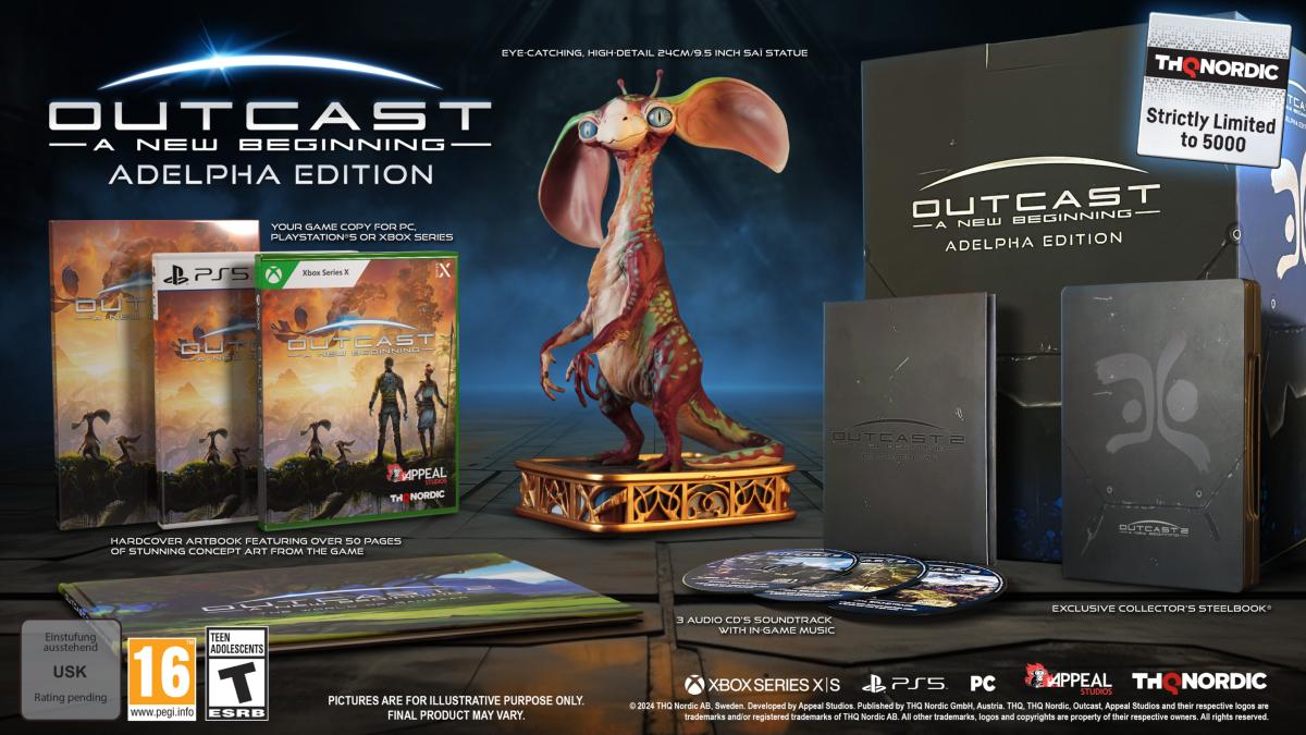Outcast A New Beginning collector steelbook ps5 xbox pc