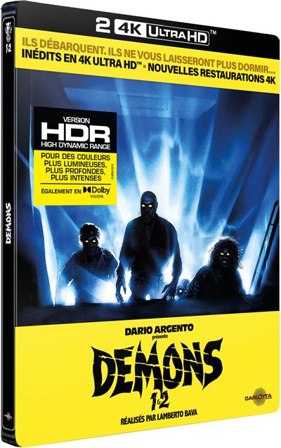 Demons 1 et 2 - Steelbook Blu-Ray et 4K
