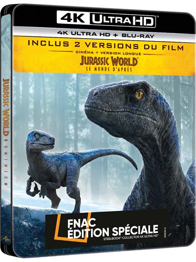 Jurassic World : Le Monde d'après Édition Spéciale Fnac || Steelbook 4K