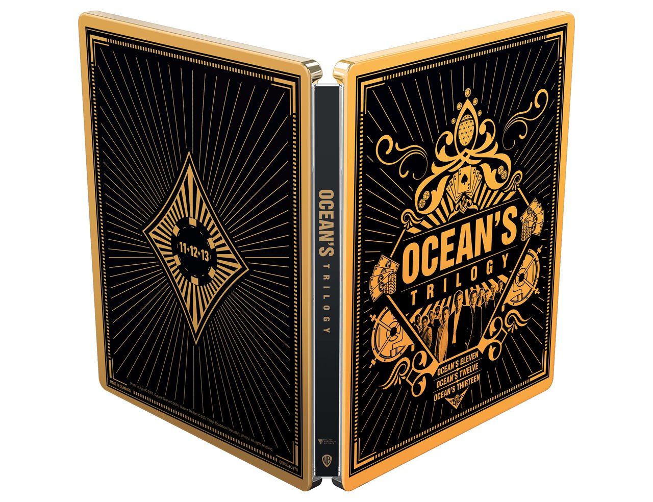 Trilogie Ocean's 11 + 12 + 13 | Steelbook 4K