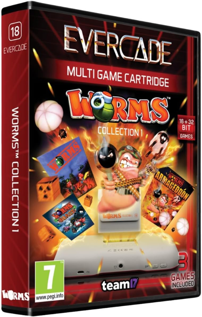 Worms Collection 1 - Cartouche Evercade N°18